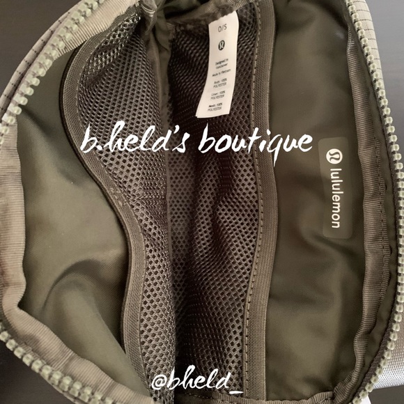 lululemon Everywhere Belt Bag *Extended Strap Carob Brown/Black OS New NWT - Picture 11 of 14